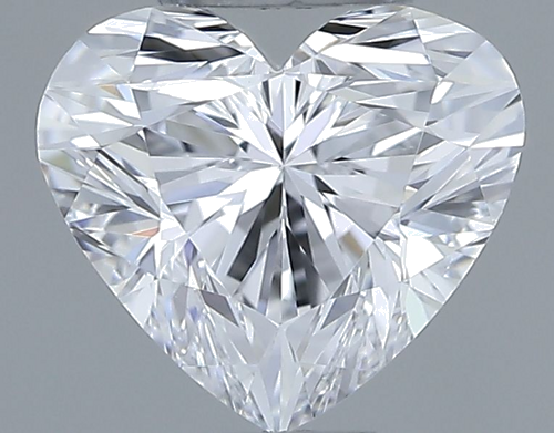 0.66 carat D-VS1 Natūralus Heart Deimantas (1)