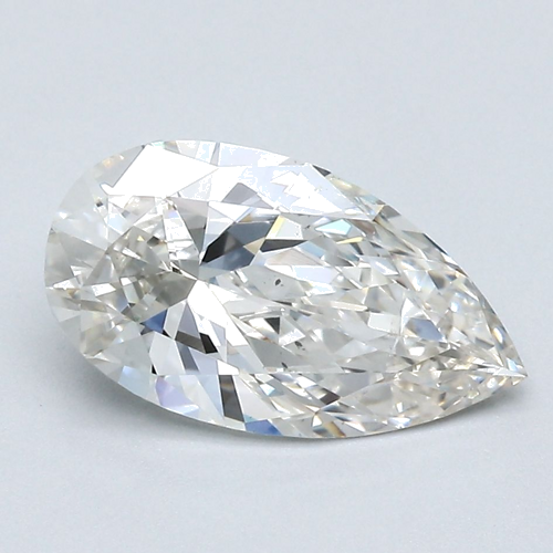 1.8 carat I-SI2 Natūralus Pear Deimantas (1)