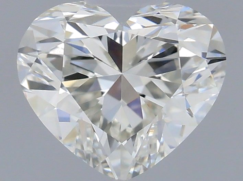 0.5 carat J-VVS1 Natūralus Heart Deimantas (1)
