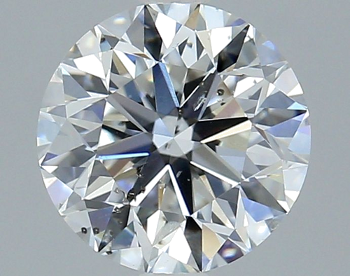 2.01 carat E-SI2 Very Good cut Natūralus Round Deimantas (1)
