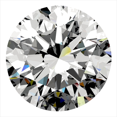0.3 carat F-VVS2 Excellent cut Natūralus Round Deimantas (1)