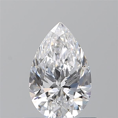 0.7 carat D-VVS2 Natūralus Pear Deimantas (1)