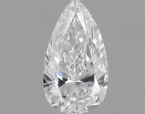 0.23 carat E-VVS2 Natūralus Pear Deimantas (1)