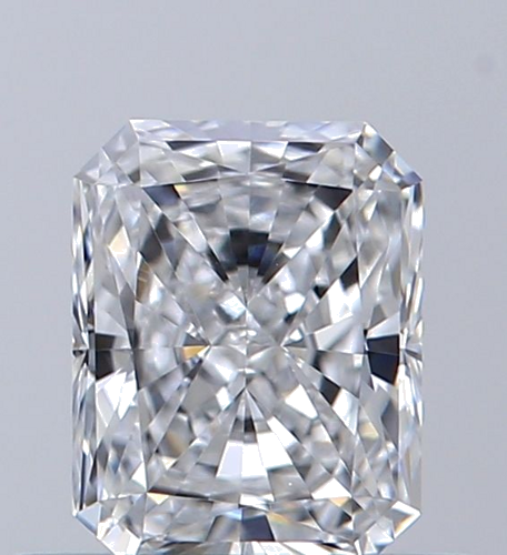 0.51 carat D-VS1 Natūralus Radiant Deimantas (1)