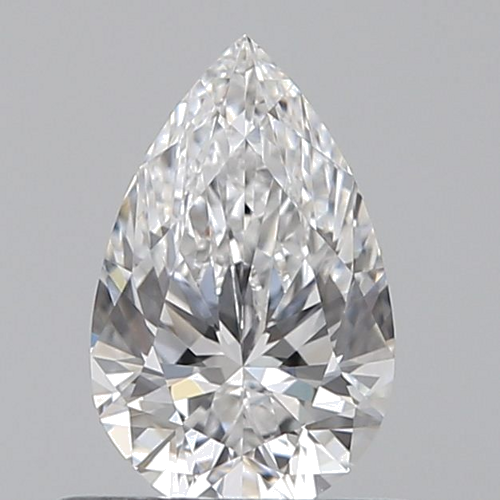0.53 carat E-VVS1 Natūralus Pear Deimantas (1)