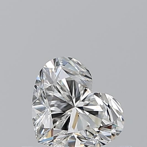 0.53 carat H-VS2 Natūralus Heart Deimantas (1)