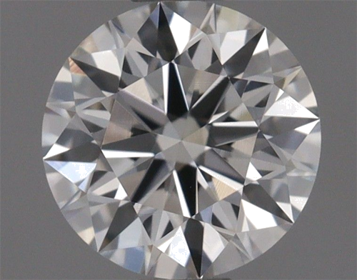 0.44 carat F-VVS2 Excellent cut Natūralus Round Deimantas (1)