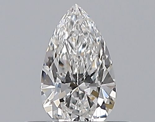 0.3 carat E-VVS2 Natūralus Pear Deimantas (1)