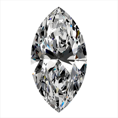 0.36 carat G-VVS1 Natūralus Marquise Deimantas (1)