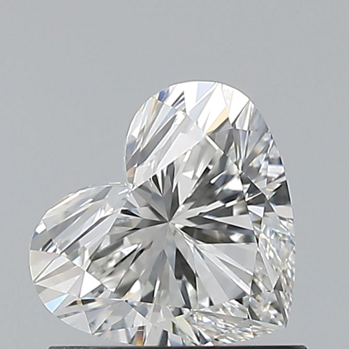 0.8 carat H-VS1 Natūralus Heart Deimantas (1)