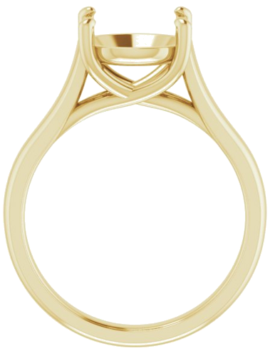 Sužadėtuvių Žiedas „Solitaire“ 14k yellow gold Round 9.4mm (2)