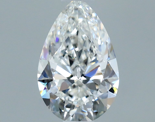 0.65 carat E-IF Natūralus Pear Deimantas (1)