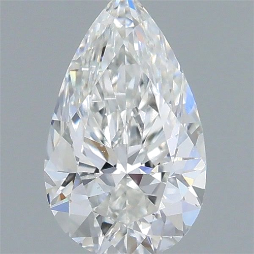 0.4 carat G-SI2 Natūralus Pear Deimantas (1)