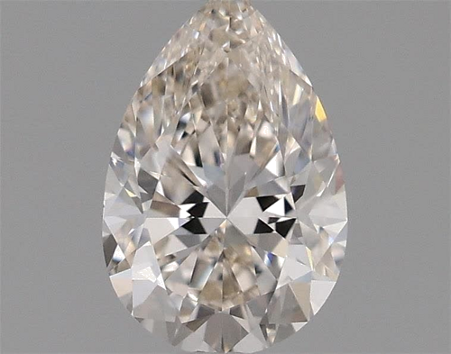 0.5 carat J-VVS1 Natūralus Pear Deimantas (1)