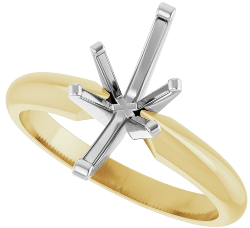 Sužadėtuvių Žiedas „Solitaire“ 14k yellow/white gold Marquise 11.5mm x 5.5mm (5)