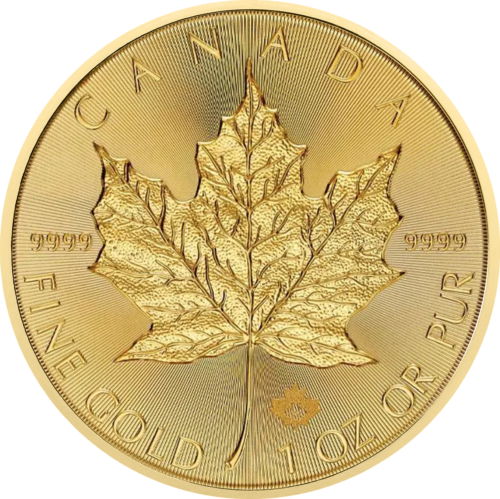 1 oz Кленов лист 2026 Канада Златна монета (1)