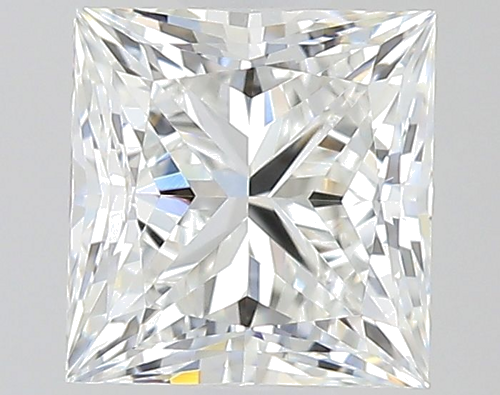 0.57 carat H-VVS1 Natūralus Princess Deimantas (1)