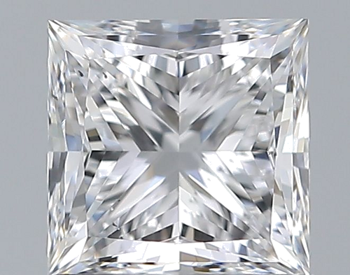 0.9 carat D-VS2 Natūralus Princess Deimantas (1)
