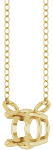 Pakabukas „Solitaire“ 14k yellow gold Round 5mm (2)