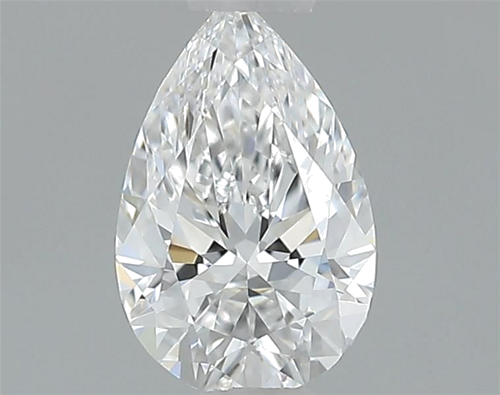 0.32 carat D-VVS1 Natūralus Pear Deimantas (1)