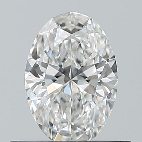 0.5 carat F-VS2 Natūralus Oval Deimantas (1)