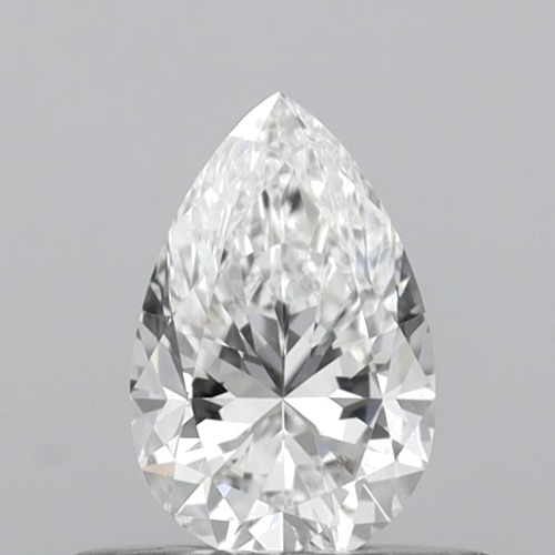 0.4 carat F-SI1 Natūralus Pear Deimantas (1)