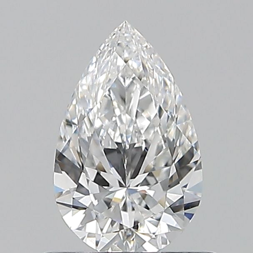 0.6 carat E-VVS1 Natūralus Pear Deimantas (1)