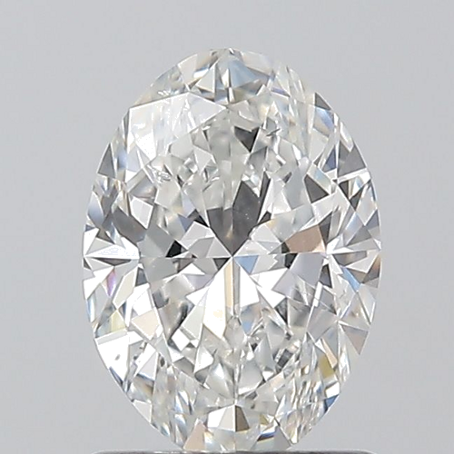 1.01 carat F-SI1 Natūralus Oval Deimantas (1)