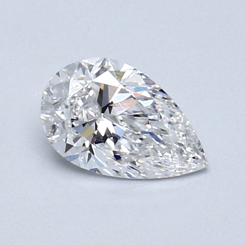 0.53 carat D-SI1 Natūralus Pear Deimantas (1)