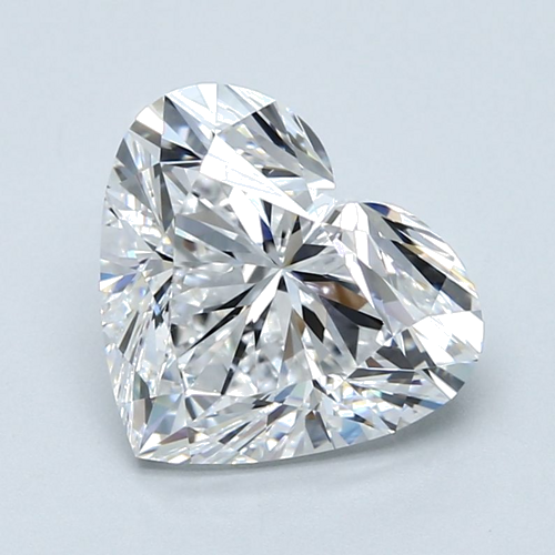 3.5 carat D-VVS2 Natūralus Heart Deimantas (1)