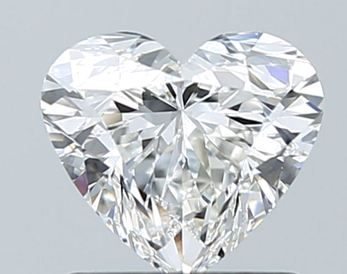 0.9 carat G-VS2 Natūralus Heart Deimantas (1)