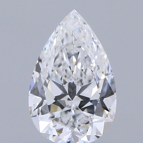 0.5 carat D-VS1 Natūralus Pear Deimantas (1)
