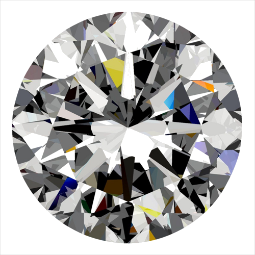 0.3 carat G-VVS2 GD cut Natūralus Round Deimantas (1)