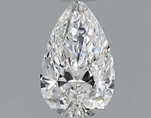 0.5 carat H-VS2 Natūralus Pear Deimantas (1)