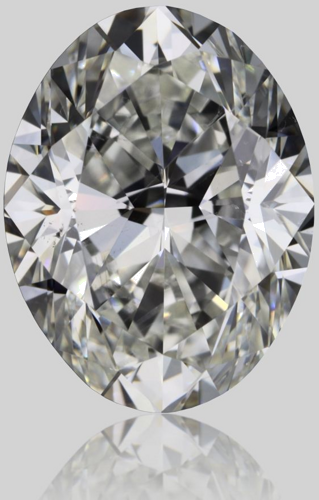 1.51 carat H-SI1 Natūralus Oval Deimantas (1)