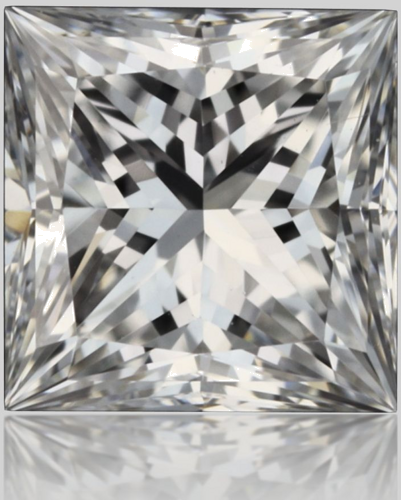 0.4 carat D-VS1 Natūralus Princess Deimantas (1)