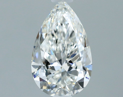 0.7 carat G-SI1 Natūralus Pear Deimantas (1)