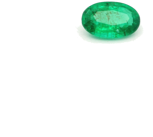 0.36 carat GREEN Oval Smaragdas (1)