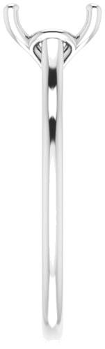 Sužadėtuvių Žiedas „Solitaire“ 950 Platinos Square 6mm (4)