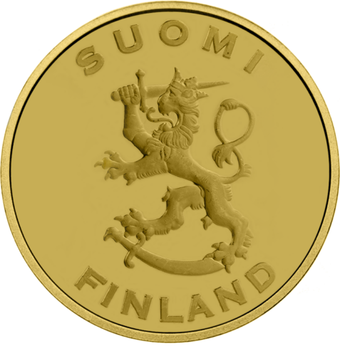 12,2 g Gold Round Plate Suomi Finland .999 Finland (2)