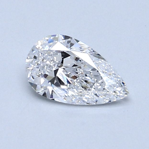 0.61 carat D-SI2 Natūralus Pear Deimantas (1)