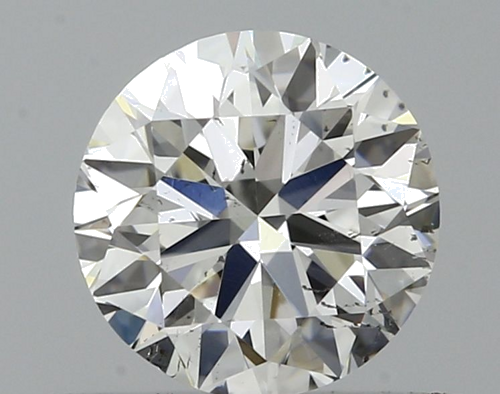 0.5 carat G-SI2 Very Good cut Natūralus Round Deimantas (1)
