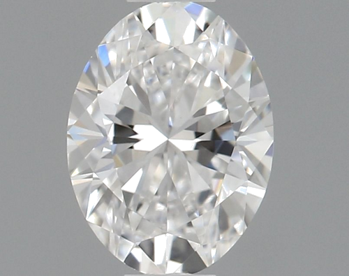 0.39 carat D-VVS2 Natūralus Oval Deimantas (1)