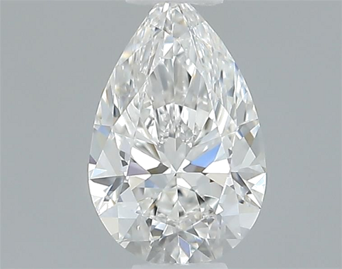 0.35 carat E-VS2 Natūralus Pear Deimantas (1)