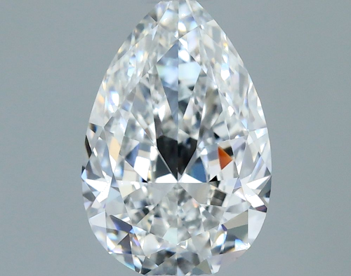 0.5 carat E-VS1 Natūralus Pear Deimantas (1)