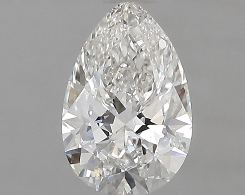 0.6 carat G-VS2 Natūralus Pear Deimantas (1)