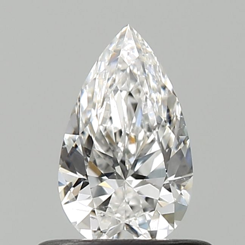 0.5 carat D-SI1 Natūralus Pear Deimantas (1)