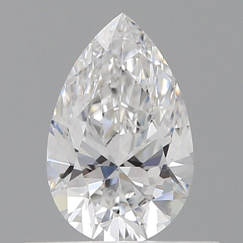 0.51 carat E-VVS1 Natūralus Pear Deimantas (1)