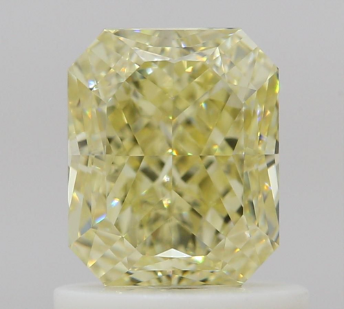 1.01 carat Fancy Yellow-VS1 Natūralus Radiant Deimantas (1)