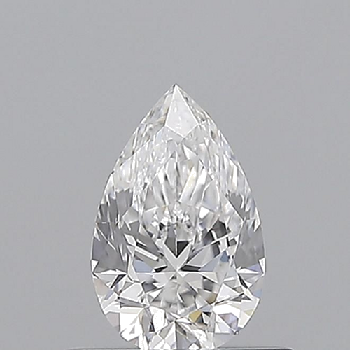 0.5 carat D-VVS1 Natūralus Pear Deimantas (1)